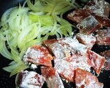 *鮭とたっぷりきのこの豆乳クリーム煮*作り方2写真