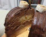 バナナショコラドームケーキ作り方16写真
