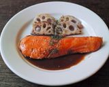 フライパン１本、１５分で作る鮭の照り焼き作り方8写真