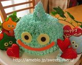 ドラクエ☆スライムの立体ケーキ作り方12写真