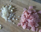 ぴり辛☆炒飯作り方1写真