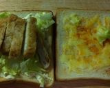 ガッツリ食べたい朝食☆ホットチキンサンド作り方2写真