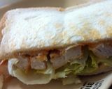 ガッツリ食べたい朝食☆ホットチキンサンド作り方3写真