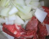 新玉ねぎLOVEサン専用♥甘辛味の牛丼作り方5写真