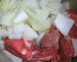 新玉ねぎLOVEサン専用♥甘辛味の牛丼作り方5写真