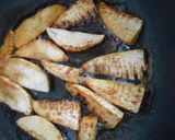 水煮たけのこのバター焼き作り方10写真