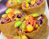 ✿＊黒米の＊七色彩り＊炊き込みご飯＊✿作り方5写真