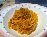 ひき肉とかぼちゃのスパゲッティ作り方4写真