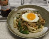 ドレッシングで焼きうどん作り方8写真