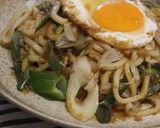 ドレッシングで焼きうどん作り方9写真