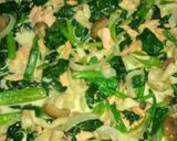 サーモンとほうれん草のクリームパスタ作り方4写真