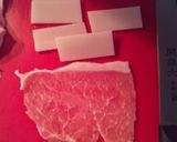 簡単♪[かぼちゃ&餅]豚肉巻き作り方2写真