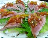 牛タタキ寿司★イタリアン風作り方8写真