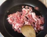 柔らかお肉の塩麹焼きそば作り方3写真