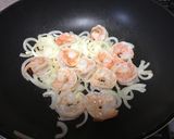 簡単楽々！エビとアスパラのペペロンチーノ作り方7写真