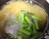 簡単楽々！エビとアスパラのペペロンチーノ作り方10写真