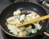 ぷりぷり海老とほうれん草のふわふわオムライス作り方3写真