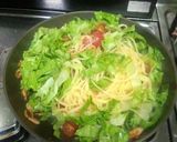 桜エビとレタスのパスタ作り方4写真