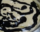 *100均型シフォン* チョコマーブル作り方9写真