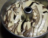 *100均型シフォン* チョコマーブル作り方11写真