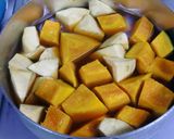 簡単過ぎる☆かぼちゃとサツマイモの煮物作り方2写真