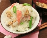 香り箱とスナップエンドウの混ぜご飯作り方5写真