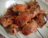 まるごとニンニク巻いて焼き鳥風♪作り方8写真