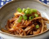 椎茸の軸とツナの甘辛生姜きんぴら作り方6写真
