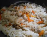 ごぼうと人参と鶏肉の炊き込みご飯作り方12写真