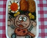 キャラ弁　コロ助なり～作り方4写真