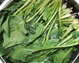ほうれん草の下ごしらえ作り方1写真