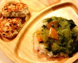 離乳食中期～ふわふわ豆腐ハンバーグ作り方4写真