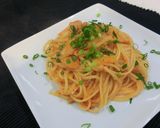 おひとりランチ…キムチのクリームパスタ作り方4写真