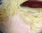 包丁いらず！超簡単明太子クリームパスタ作り方4写真