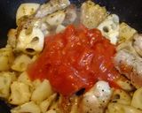 鳥肉とレンコンのトマト煮作り方4写真
