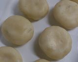 *チーズ入りいももち　バター醤油味*作り方3写真