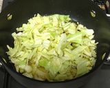 美肌と健康に♥♥♥キャベツとハムの玉子丼作り方3写真