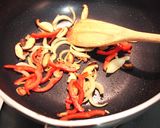 作りおきガパオ炒めのクリームパスタ作り方7写真