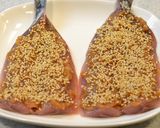 鰯の梅生姜味噌ゴマ焼き作り方5写真