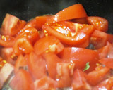 激早☆濃厚☆さば水煮缶とトマトのパスタ☆作り方3写真