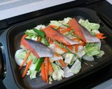 食欲増進!!　鮭のチャンチャン焼き作り方2写真