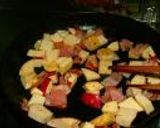 薩摩芋とベーコンの炊き込みご飯作り方3写真