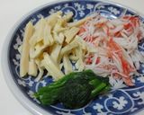簡単！カニ玉風スープ作り方1写真