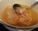 簡単！カニ玉風スープ作り方3写真