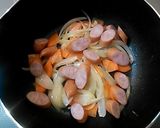 ウインナーで☆チーズクリームスパゲティ作り方4写真