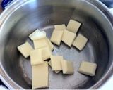 ホワイトデーに白チョコ入クレームブリュレ作り方2写真