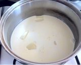 ホワイトデーに白チョコ入クレームブリュレ作り方3写真