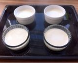ホワイトデーに白チョコ入クレームブリュレ作り方8写真