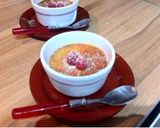 ホワイトデーに白チョコ入クレームブリュレ作り方9写真