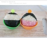 ひな祭りキャラ弁＊簡単まんまるお雛様作り方4写真